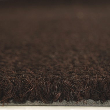 Tapis brosse coco Couleur – tranche épaisse 17 mm – antidérapant – usage ERP