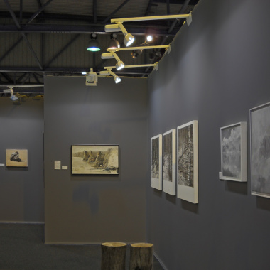 Coton gratté ignifugé couleur anthracite - décoration