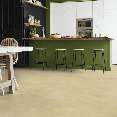 Sol PVC Best - Effet Béton Beige - Cuisine