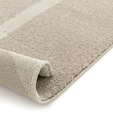 Tapis intérieur géométrique - Milano Vintage - Marron et beige - coin