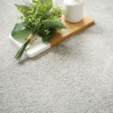 Tapis sur mesure doux poils longs - Touch gris clair - zoom