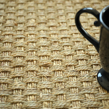 Jonc de mer Paro fin natté - gros plan