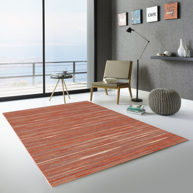 Tapis de jardin - Broc Arty - Terracotta rouge - salon