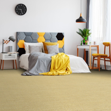 Revêtement sisal Kidara grosses boucles - Naturel - Chambre