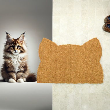 Paillasson Coco - Chat Miaou - Écru - comparaison