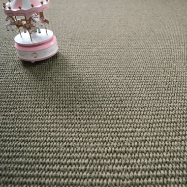 Tapis sur mesure Sisal Quintana - Grège - Vue de face