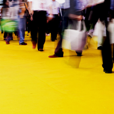 Moquette Stand Event - Jaune - Passage intensif