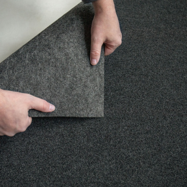 Revêtement de sol stand Revexpo Gris foncé, structure vue dessous