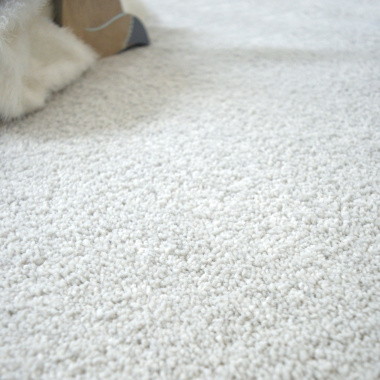 Tapis sur mesure Manège Velours - Gris souris - gros plan