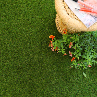 Gazon synthétique Jardin d'été - 30mm - Vue de haut