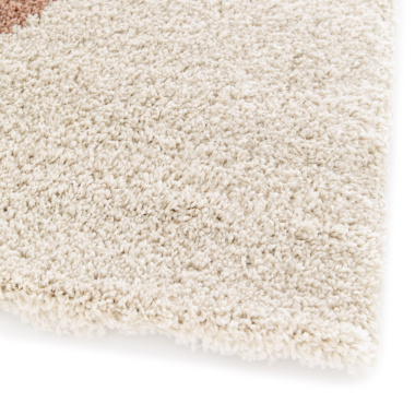 Tapis de salon à motif organique - Sully - Écru - coin