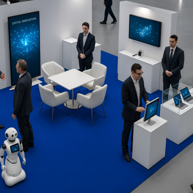 Moquette Orotex Revexpo - Bleu foncé - Exposition