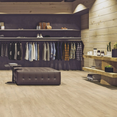 Lame vinyle Gerflor - Creation 55 rigid acoustic à clipser - spécial rénovation - Twist - boutique de vêtements