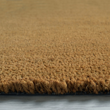 Paillasson - Tapis brosse Coco - Écru - Ep. 23mm - tranche