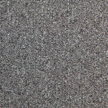Vue de la dalle moquette bouclée - Gris - Passage modéré