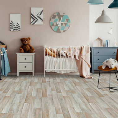 Sol Vinyle First - imitation Parquet Irisé - Chambre d'enfant