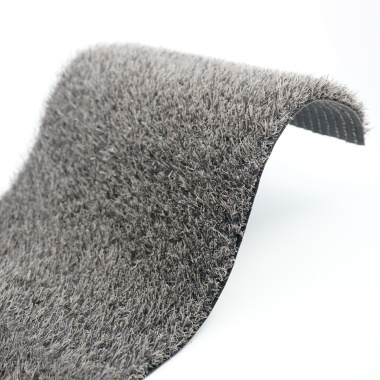 Brins chinés gris foncé du Gazon Métropolitain 20mm au rendu chic pour extérieur stylé