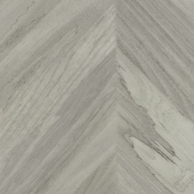 Gros plan sur la texture effet bois gris du revêtement vinyle Olympus T91, gamme IPERFORM 370