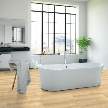 Sol Vinyle Textile Rénove acoustique - Imitation parquet naturel - Salle de bain