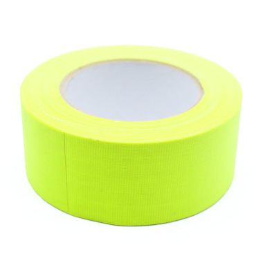 Ruban adhésif gaffa jaune fluo étanche, sans trace au retrait