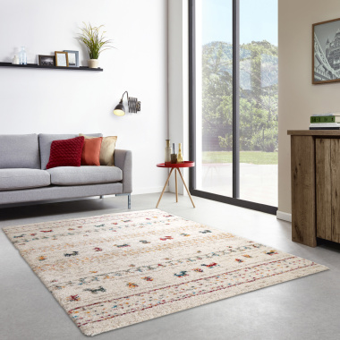 Tapis motif Berbère Kiang - Ambiance salon