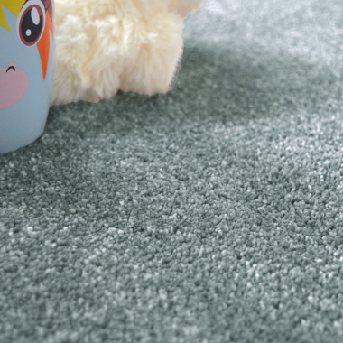 Tapis sur mesure Select bleu gris - vue de près