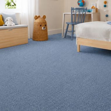 Moquette ultra douce Kawaii - Bleu doux sublimant une chambre avec ses nuances inspirées du ciel et de l'océan