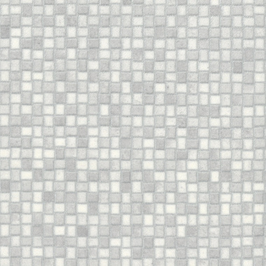 Sol Vinyle Style - Carrelage petite mosaïque argentée - Gris - sans perspective