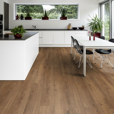 Parquet flottant Stratifié - Cuisine et salle de bain - Lames larges - Chêne Capri - cuisine