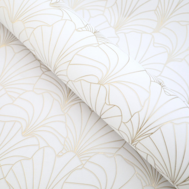 Papier peint expansé sur intissé - Gold chic - Ginko - rouleau