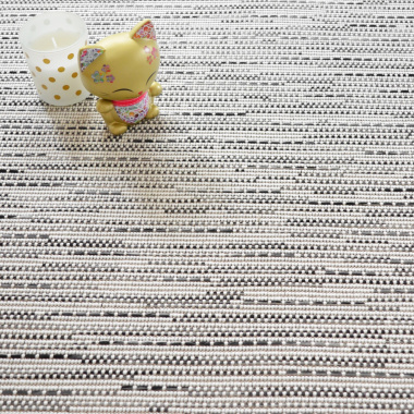 Moquette Tissé plat - Bornéo Blanc - De de haut