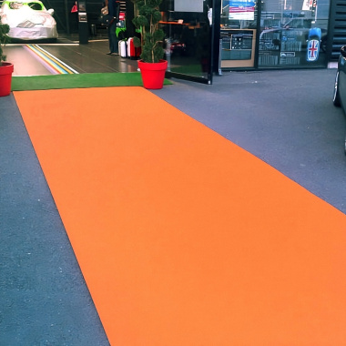 Moquette Stand Event - Orange citrouille - Salon