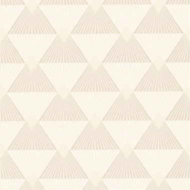 Papier peint expansé sur intissé - Rose gold - Motif Art Déco à paillettes - Sans perspective