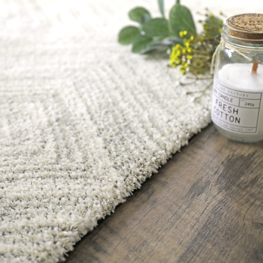 Tapis ultra-doux - Minimaliste - Crème dessin graphique clair - Macro tranche