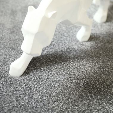 Moquette douce - Charme - Gris velours - gros plan