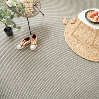 Moquette tissé plat Bali silver - salon de jardin