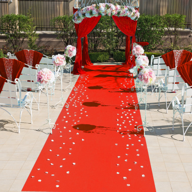 Moquette Stand Event - Rouge vif - Mariage