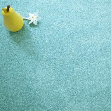 Moquette Manège bleu caraïbe - vue de loin