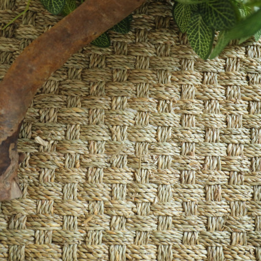 Jonc de mer Chennai natté 4x4 - zoom