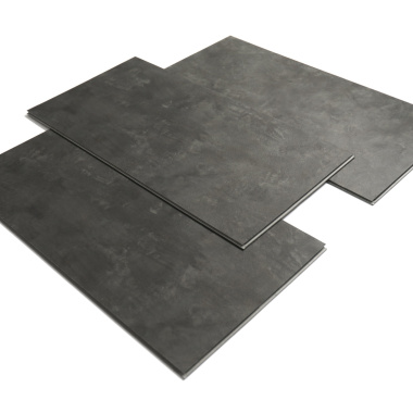 Packshot produit : dalles clipsables effet béton foncé Mix and Match 61 x 30,5 cm