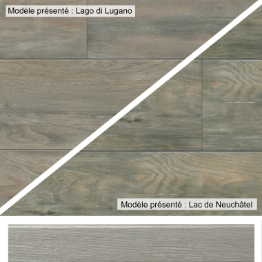 Plinthe gris clair coordonnée à différentes teintes de stratifiés KronoSwiss