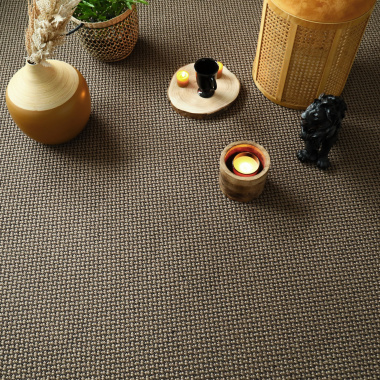 Tapis sur mesure sisal Slow bronze - Vue de loin