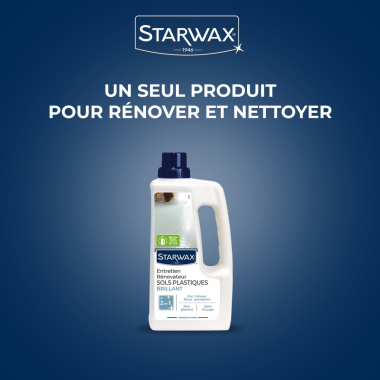 Bidon entretien brillant sol pvc 2 en 1 Starwax