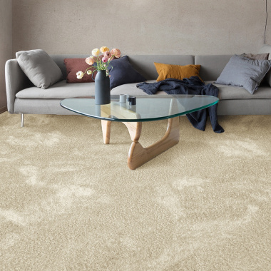 Moquette épaisse Éclat shaggy beige - salon