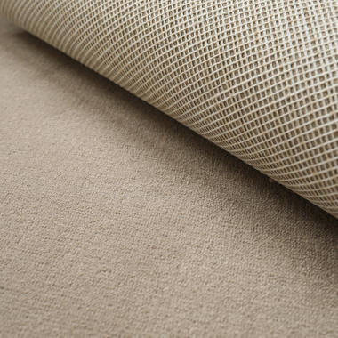 Moquette Saxony Sylon tendre muscade revêtement textile souple relevé