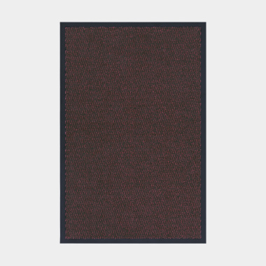 Présentation du Tapis paillasson pour porte d'entrée – Rouge à l’aspect tigré Noir et Rouge