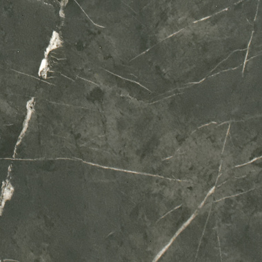 Tapis sur mesure Vinyle - Effet marbre noir - sans perspective