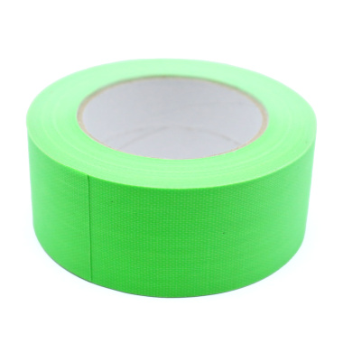Gaffeur toilé vert fluo 50 mm, repositionnable sans résidu