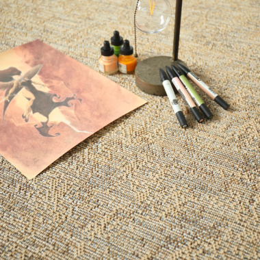 Tissé plat Jambi nuances beige sable