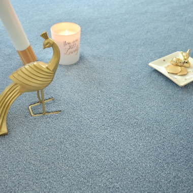 Moquette Paillettes Star - Bleu - vue de loin